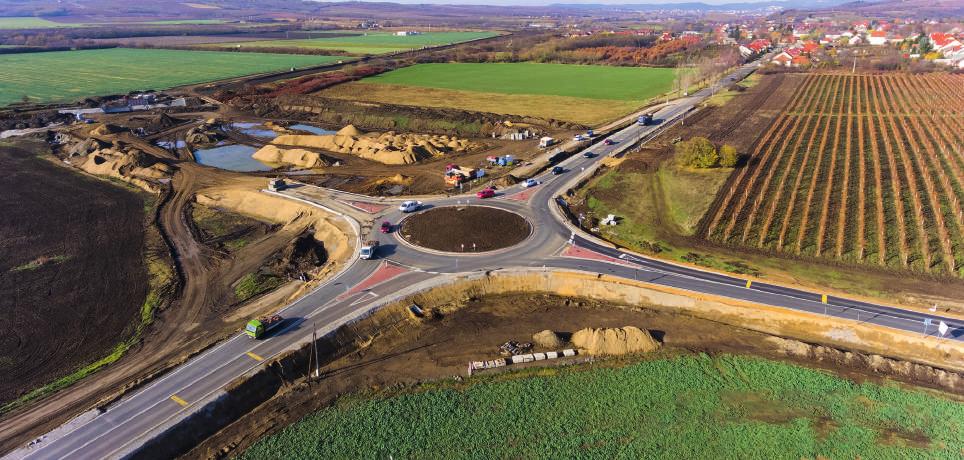 Elindult az Egert az autópályával összekötő út építése 2017.