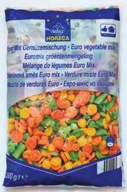 hotel/restaurant/catering Mélyhűtött termékek Zöldségek Áruházi cikkszám Megnevezés Kiszerelés Nettó eladási ár/ Bruttó eladási ár/ 84366 2,5 KG HORECA SELECT ZSENGE ZÖLDBORSÓ 4x2,5 294,- 373,38
