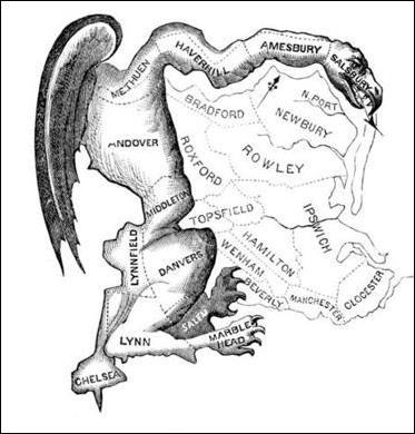 Gerrymandering Erkölcsileg elítélt demokratikus elvekbe ütköző Jogilag közvetlenül megfoghatatlan