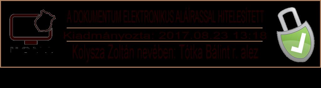 alezredes kapitányságvezető GYULAI