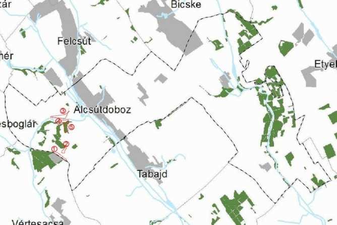 Az övezetben külszíni bányatelket megállapítani és bányászati tevékenysét endélyezni a bányászati szempontból kivett helyekre vonatkozó szabályok szerint lehet.