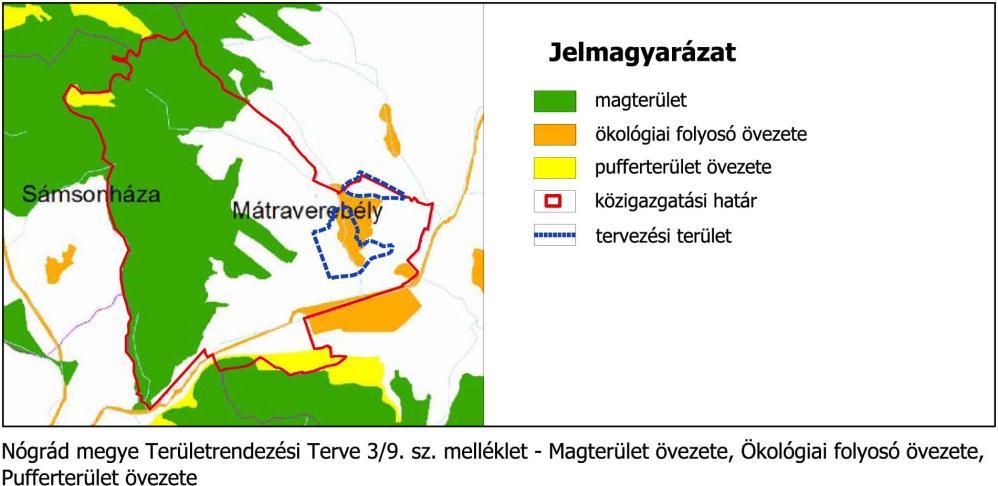 A NMTRT ÖVEZETEI KÖZÜL AZ ALÁBBIAK NEM ÉRINTIK MÁTRATERENYE MÓDOSÍTÁS HATÁLYA ALÁ TARTÓZÓ RÉSZTERÜLETÉT: 3/1. sz. melléklet - Kiváló termőhelyi adottságú szántóterület övezete 3/2. sz. melléklet - Kiváló termőhelyi adottságú erdőterület övezete 3/6.