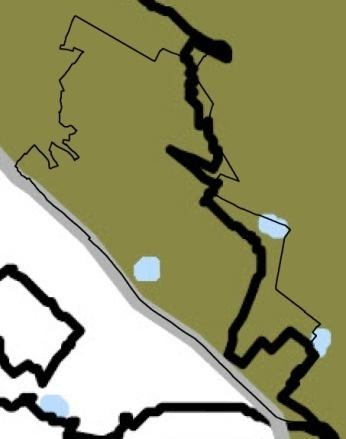 A tervezési terület az övezetet az OTrT 3/9 sz. melléklete szerint érinti, mivel az települések területének egészére vonatkozóan jelöli az övezetet.
