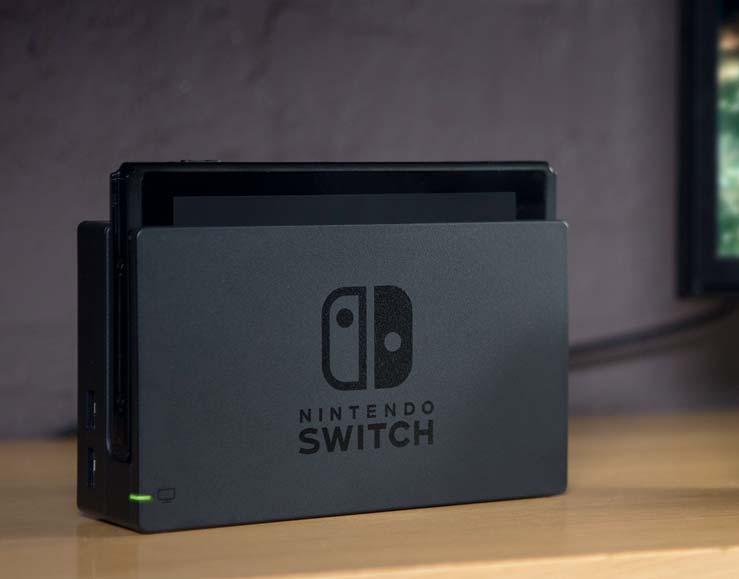 1ch támogatás HDMI kábelt használ TV módban Nintendo Switch dokkoló Méret: 104 mm x 173 mm x 54 mm Súly: Kb. 327 g USB portok: Két USB 2.