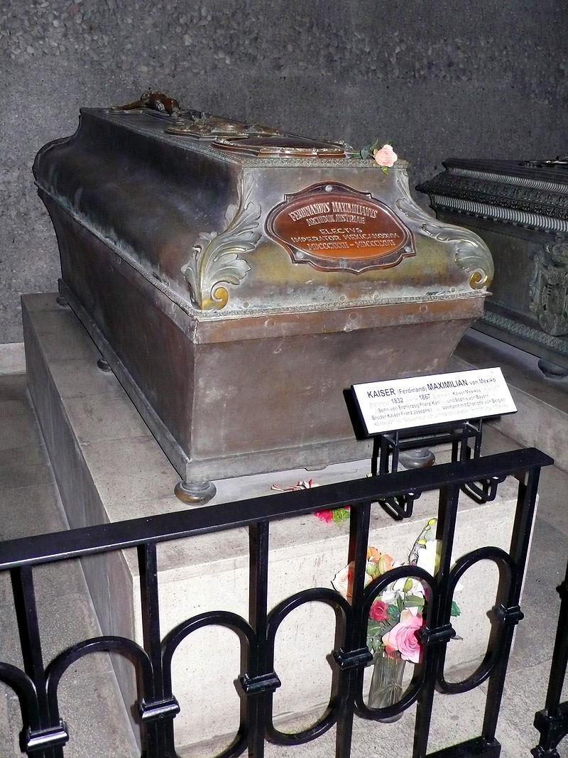 Ércszarkofágja Bécsben, a