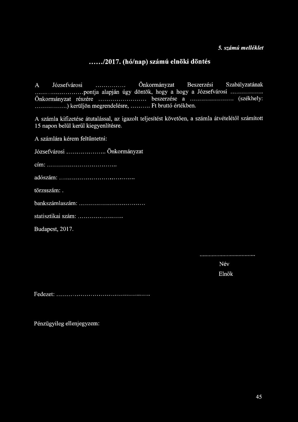 5. számú melléklet /2017.