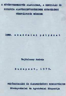 Kutatóhelyi hivatalos szakvélemény a sokváltozós Antirandom mérés előnyeiről, az Akadémia felé: Nemzetközi Antirandom szabadalmaim: Mindenkinek azt