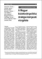 Közlekedéspolitika mobilitás / mobilitási