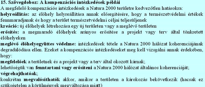 4. szint: Értékelés abban az esetben, ha nincs alternatív megoldás, és