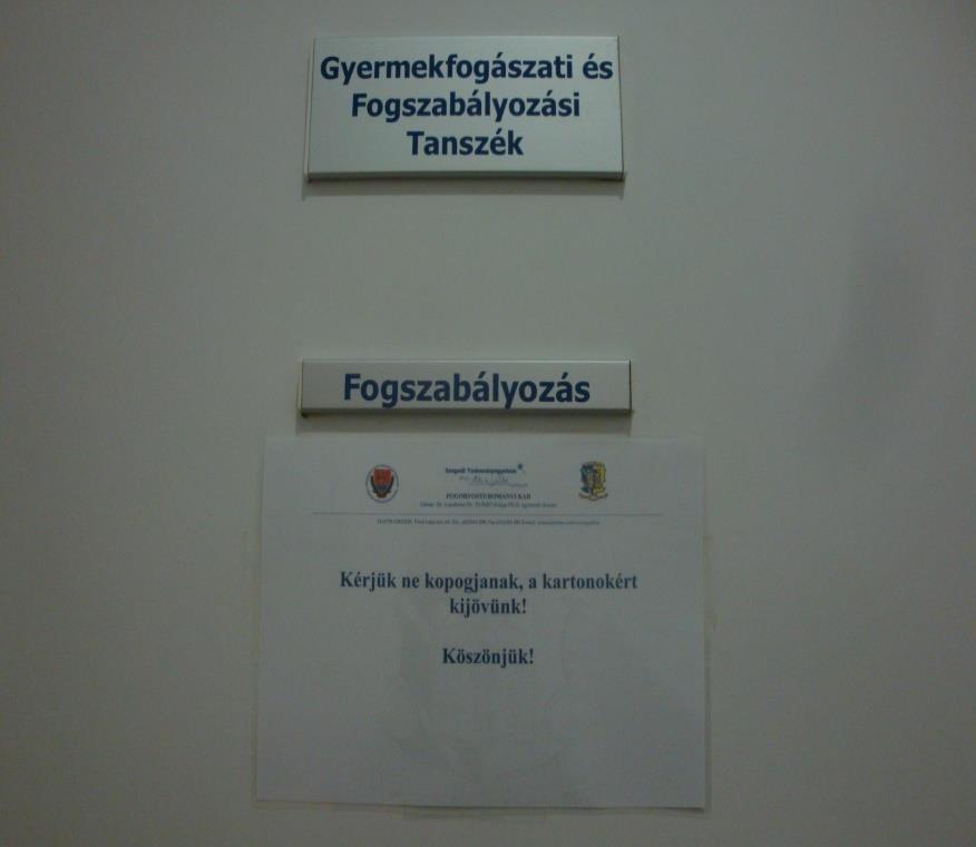 2008- integráció külső körzetek : Gyermekfogászat - Iskolafogászat,