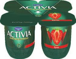 Activia gyümölcsös
