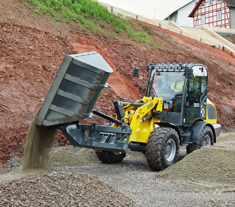 A Wacker Neuson homlokrakodók mindenre megoldást kínálnak.