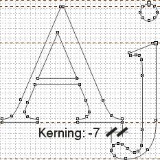 Betűk leírása II. Karakterformázás Körvonalas font: az egyes betűk kontúrját Bézier-görbék segítségével írja le, a belsejét kitölti (pl.