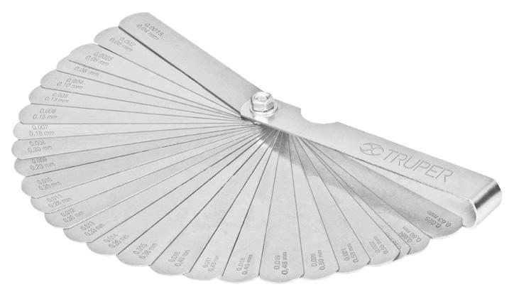 CAL-26 Szelephézag állító, 26 db-os, 0,04mm-0,81 mm, 8,5 cm hosszú 6 14396 CAL-R