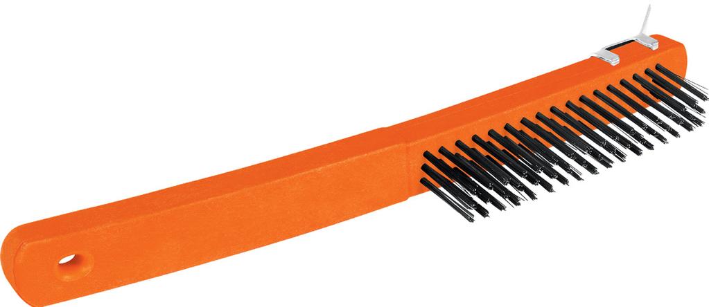 kézi szerszámok 29 CEA-10 Drótkefe, 25 cm, 76 mm, rézzel bevont acél drót, ergonomikus hajlított nyél 6 11540
