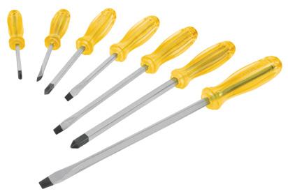 csavarhúzó készlet,10 db,ergonomikus,forgóvégű nyél 6 14211 JOY-15 Órás