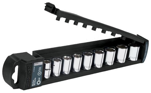 Dugókulcs, 12 szögletű, 10-19 mm-ig, 3/8 3 13952 KIT-5 Fa körkivágó