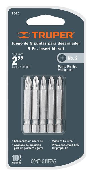 12 17778 P5-14 Bit hegy lapos, 1/4, 5 db/cs. 12 17779 P5-15 Bit hegy, 5 db/cs.