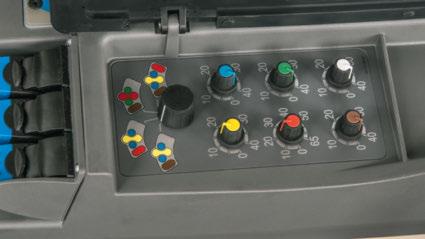 FENDT 200 V/F/P VARIO: HIDRAULIKA sok tehetséget magába foglal. A kényelmes multifunkciós joystickon a vezérlőbillentyűzet segítségével mindent irányíthat, pl.