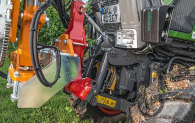 Erősek és alkalmazkodóképesek: A mellső emelőmű A Fendt 200 Vario V/F változatának elülső emelőműje 2380 dan-os emelőerővel