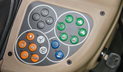 Vario-joystick Már az alapkivitel is ideálisan lehetővé tesz egy egyszerű és kényelmes kezelést. A vezérlés lelke a fokozatmentes hajtóműhöz optimálisan igazodó Variojoystick.