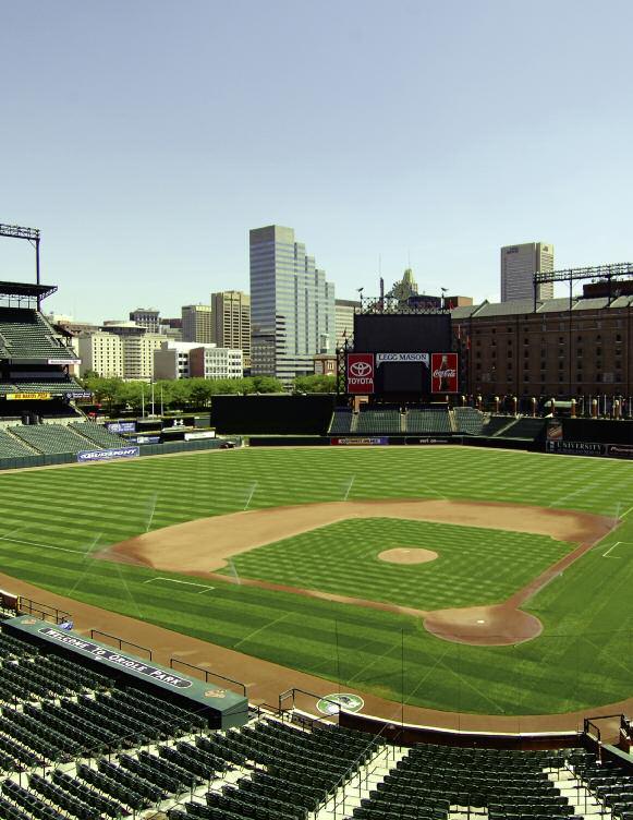 oriole PaRK Baltimore, maryland (usa) A Camden Lakóparkban a Baltimore-i Rigók (Baltimore Oriols) otthonában a teljes sportkomplexumot ProSport