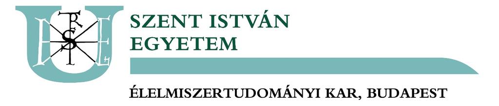 Hűtő- és Állatitermék Technológiai Tanszék DOKTORI ÉRTEKEZÉS TÉZISEI Kíméletes hőkezelés és nagy