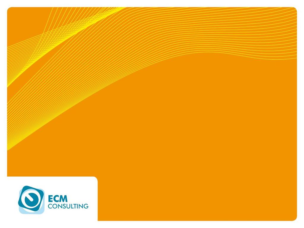 Köszönjük a figyelmet! ECM Consulting Kft.