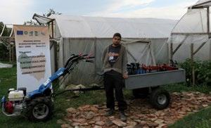 pályázat tárgya: mezőgazdasági eszközök, állatok vásárlása.