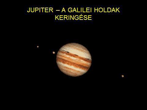32 A GALILEI-HOLDAK: Io, Európa, Ganümédész, Kallisztó: A Jupiternek ma már több mint 60 holdját ismerjük.