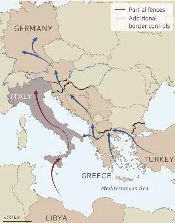 1. ábra Közép-mediterrán útvonal 5 2. ábra Kelet-mediterrán útvonal 6 3. ábra Nyugat-balkáni útvonal 7 4. ábra Nyugat-balkáni útvonal 8 2015. szeptemberéig 2015. szeptemberétől 5 https://www.