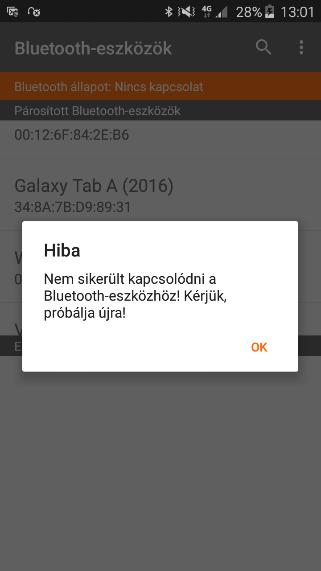 3. Keressük meg annak a járműnek a Bluetooth azonosítóját, amelyet éppen használunk és amelyhez csatlakozni szeretnénk. Az azonosítót egy látható helyen elhelyezett öntapadó matricáról olvashatjuk le.