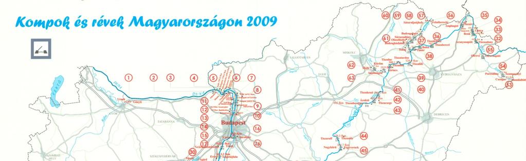 Ma összesen 59 folyami átkelő működik Magyarországon,
