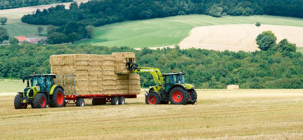 Tökéletesen alkalmazkodik CLAAS homlokrakodó Homlokrakodó Erős pluszpontok Nincs kompromisszum a kényelemben még akkor sem, ha homlokrakodóról van szó Különösen a homlokrakodónál fontos, hogyan van a