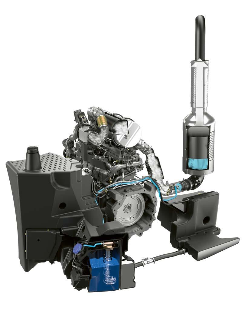 ÚJDONSÁG Tiszta ügy Motor Stage IV (Tier 4) Az ARION 500 / 600 teljesíti a Stage IV (Tier 4) normát.