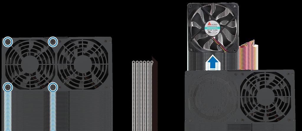 b Húzza ki a ventilátor kábelét a ventilátor házának
