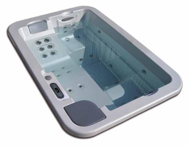 BURKOLAT NÉLKÜLI MAGÁN ÉS KÖZÜLETI HASZNÁLATÚ HIDROMASSZÁZS MEDENCÉK THALASSA Hidromasszázs 2,16 X 1,98 m - 40768 WHITE COLOUR (44) TECHNICAL FEATURES Size 216 x 198 (± 2 cm) Jets + nozzles 21 + 16