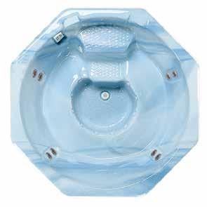 Empty/Full spa weight 132 kg - 812 kg Chromotherapy LED light Yes Jet nozzle Stainless Steel Metallic structure Yes Hard Cover Optional PEARL CAMEO COLOUR (72) 1687 2052