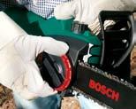 Praktikus Bosch SDS-rendszerrel és a lánc kopását csökkentő automatikus olajkenéssel.