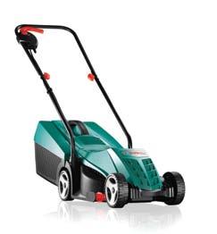 Fűnyírók 9 Rotak 37 elektromos körkéses fűnyíró. Egyszerű kezelés egészen a szegélyig.