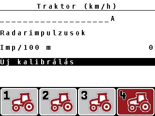 A QUANTRON-A kezelése 4 4.6.1 Sebességkalibrálás A sebességkalibrálás előfeltétele a pontos szórási műveletnek. Az olyan tényezők, mint pl.