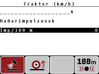 4 A QUANTRON-A kezelése A sebességjel újbóli kalibrálása: Felülírhat egy más meglévő profilt, vagy létrehozhat egy üres tárhelyet egy profillal. 1.