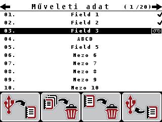 A QUANTRON-A kezelése 4 3. Nyomja meg az F1 funkciógombot az Indítás szimbólum alatt. Elkezdődik a felvétel. Az Műveleti adat menüben az aktuális ütemezési fájl felvétel szimbóluma látható.