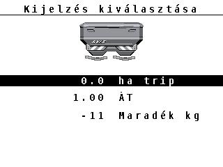 A QUANTRON-A kezelése 4 4.9.2 Kijelző kiválasztása A kezelőegység üzemi képernyőjén a mezők egyenként beállíthatók.
