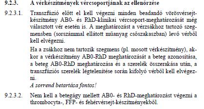 Válogatás a Traszfúziós