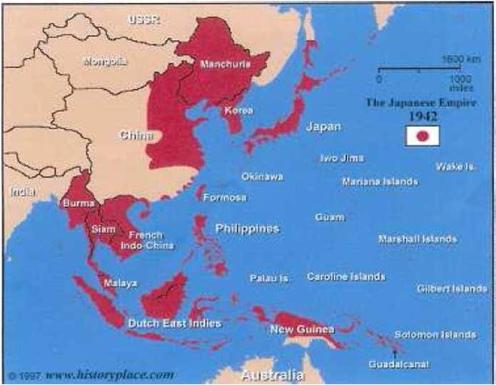 A II. Világháború utáni kelet-ázsiai realitások 70 éve 1942 A gyarmatbirodalmak megszűnése 30 év az 1930-as évektől legagresszívabb japán brit,