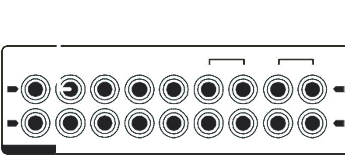 a) Az RCA-hüvelyek (cinch) csatlakoztatása Az RCA-hüvelyek csatlakoztatására csak erre alkalmas, RCA-dugókkal ellátott árnyékolt kábeleket használjon.