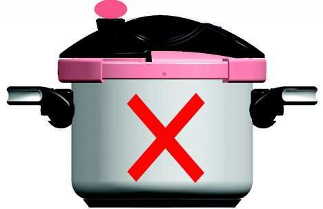 11. Soha ne takarja le a szabályozószelepet (7. ábra). 12. Élelmiszerek vagy víz főzésekor ne lépje túl az űrtartalom 2/3-át; rizs, zöldség és bab főzésekor ne lépje túl az űrtartalom 1/3-át. (8.