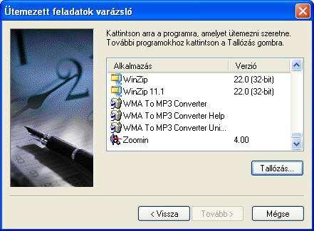 A megjelenő ablakban válasszuk ki az actualmentes.