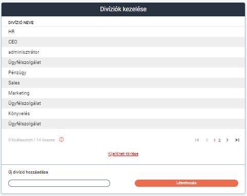 1.6 Divíziók kezelés Szemfüles program Egy személyes (1 felhasználós) cég kézikönyv 1.6.1 Divíziók kezelése (Divíziók létrehozása törlése) 66.